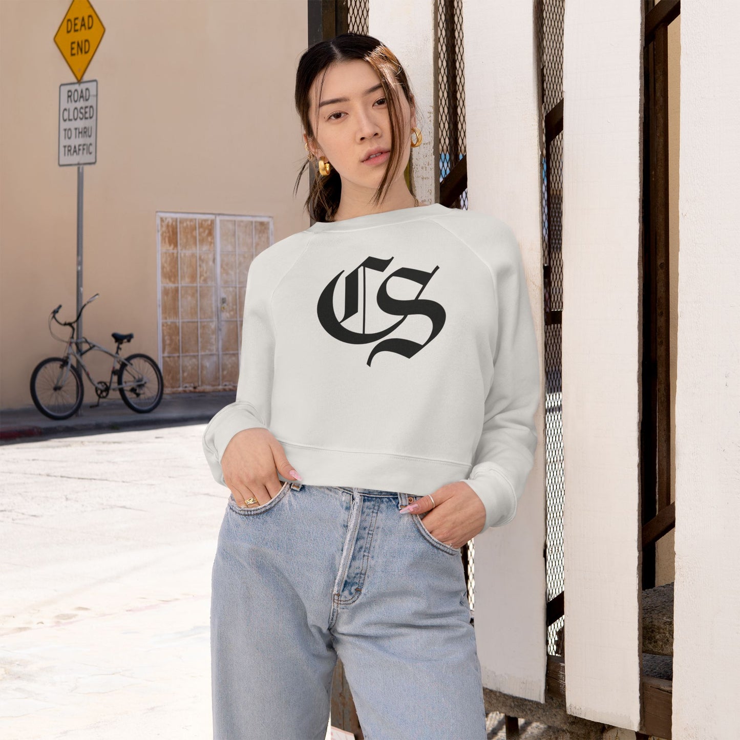 Women's Cropped Fleece Pullover