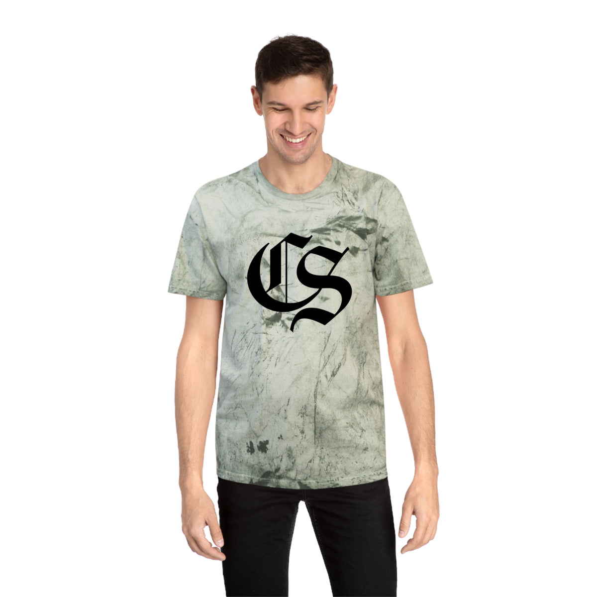 Color blast big "CS" Tee