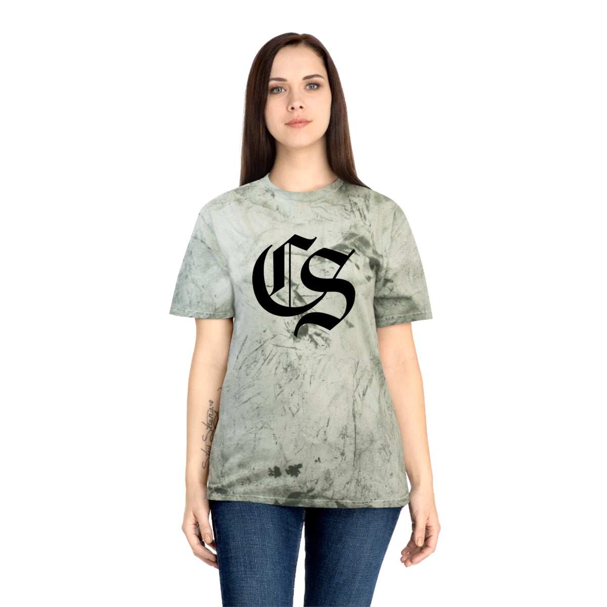 Color blast big "CS" Tee