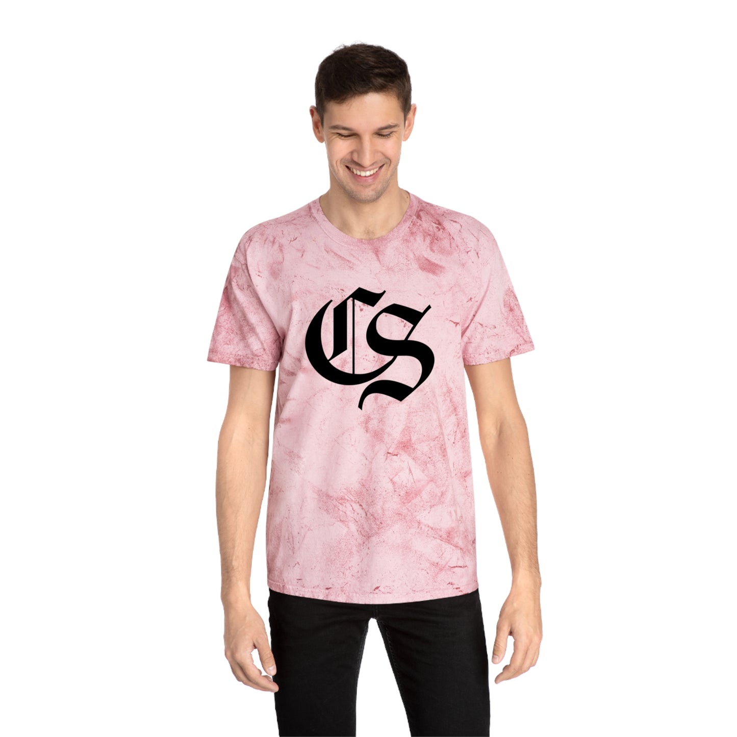 Color blast big "CS" Tee