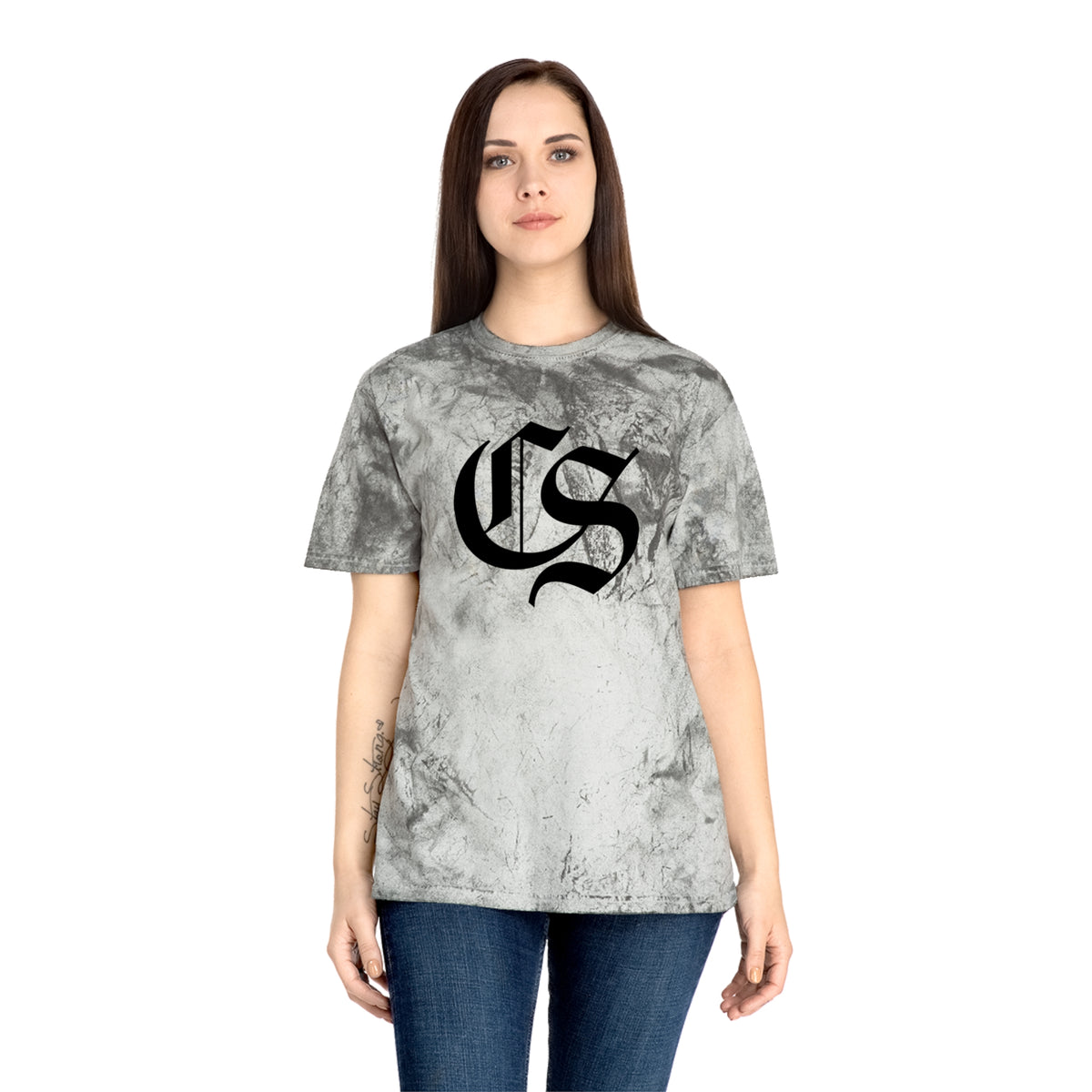 Color blast big "CS" Tee