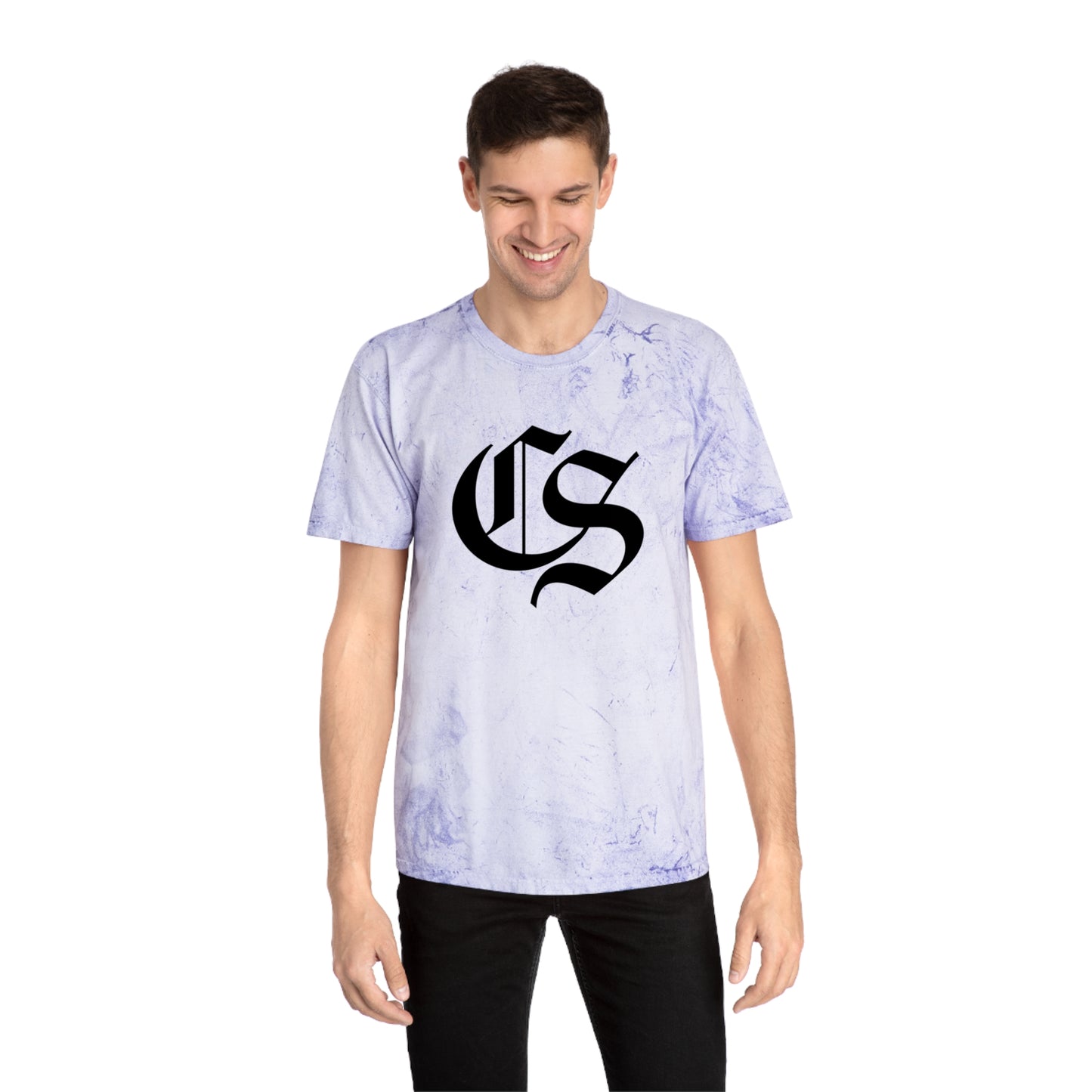 Color blast big "CS" Tee