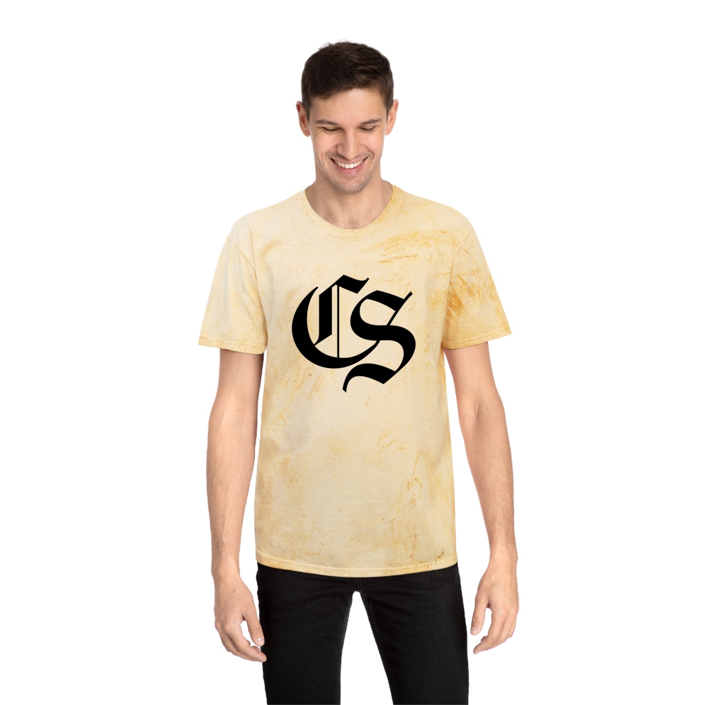 Color blast big "CS" Tee