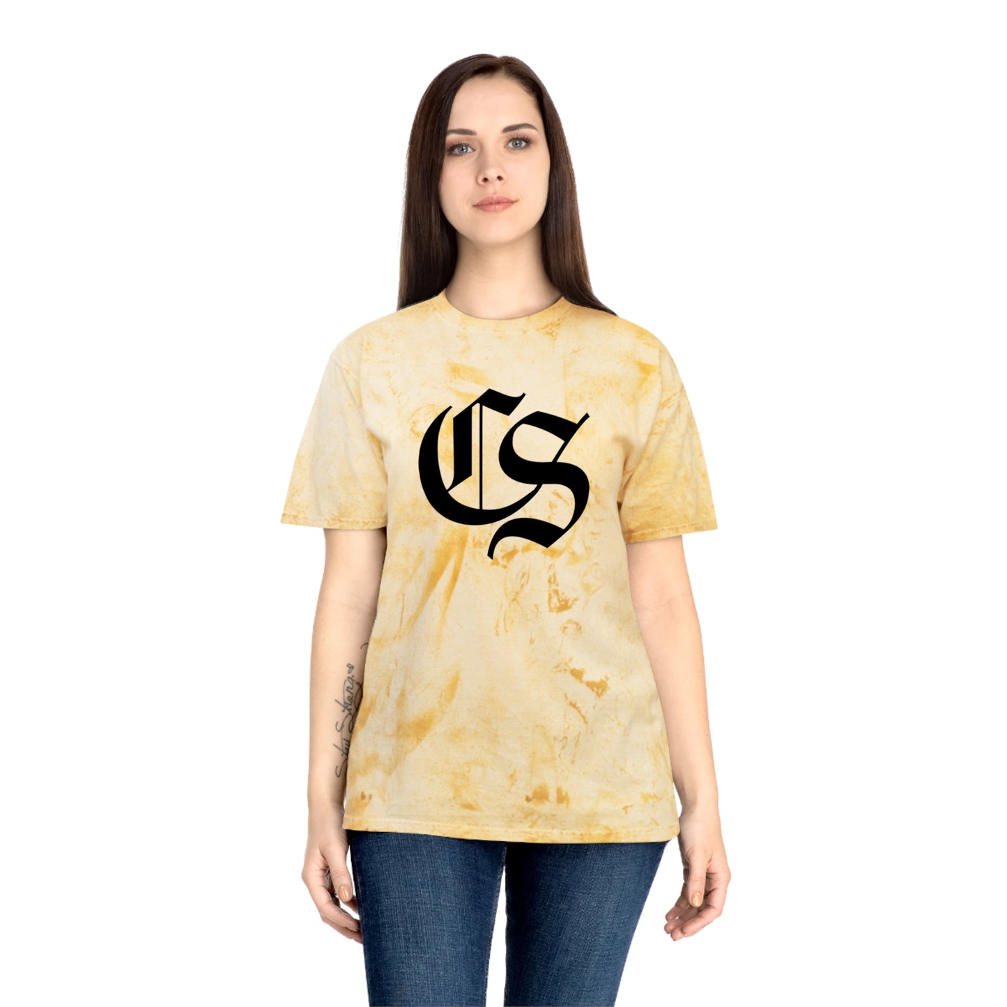Color blast big "CS" Tee