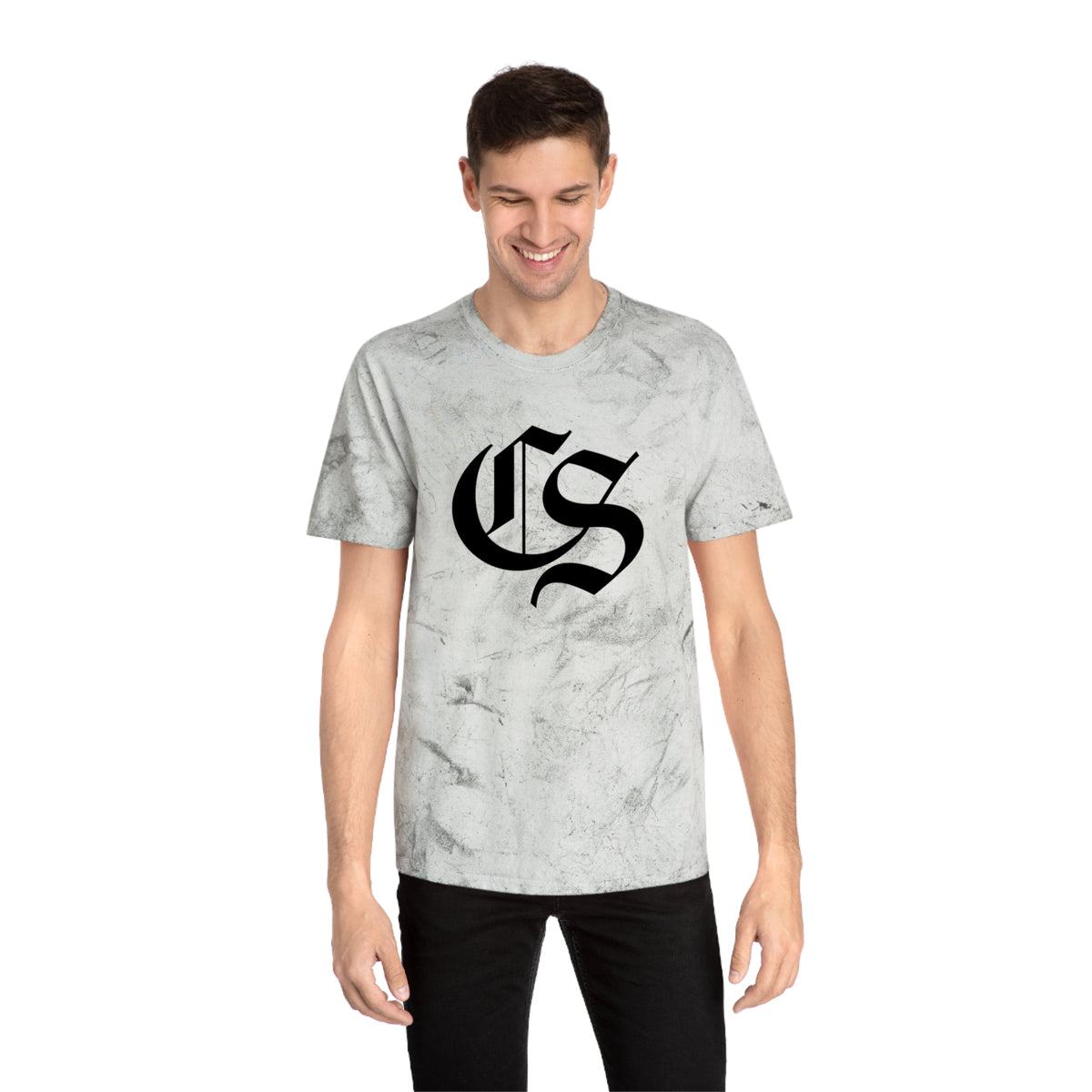 Color blast big "CS" Tee