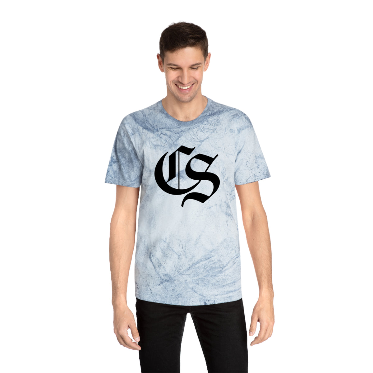 Color blast big "CS" Tee