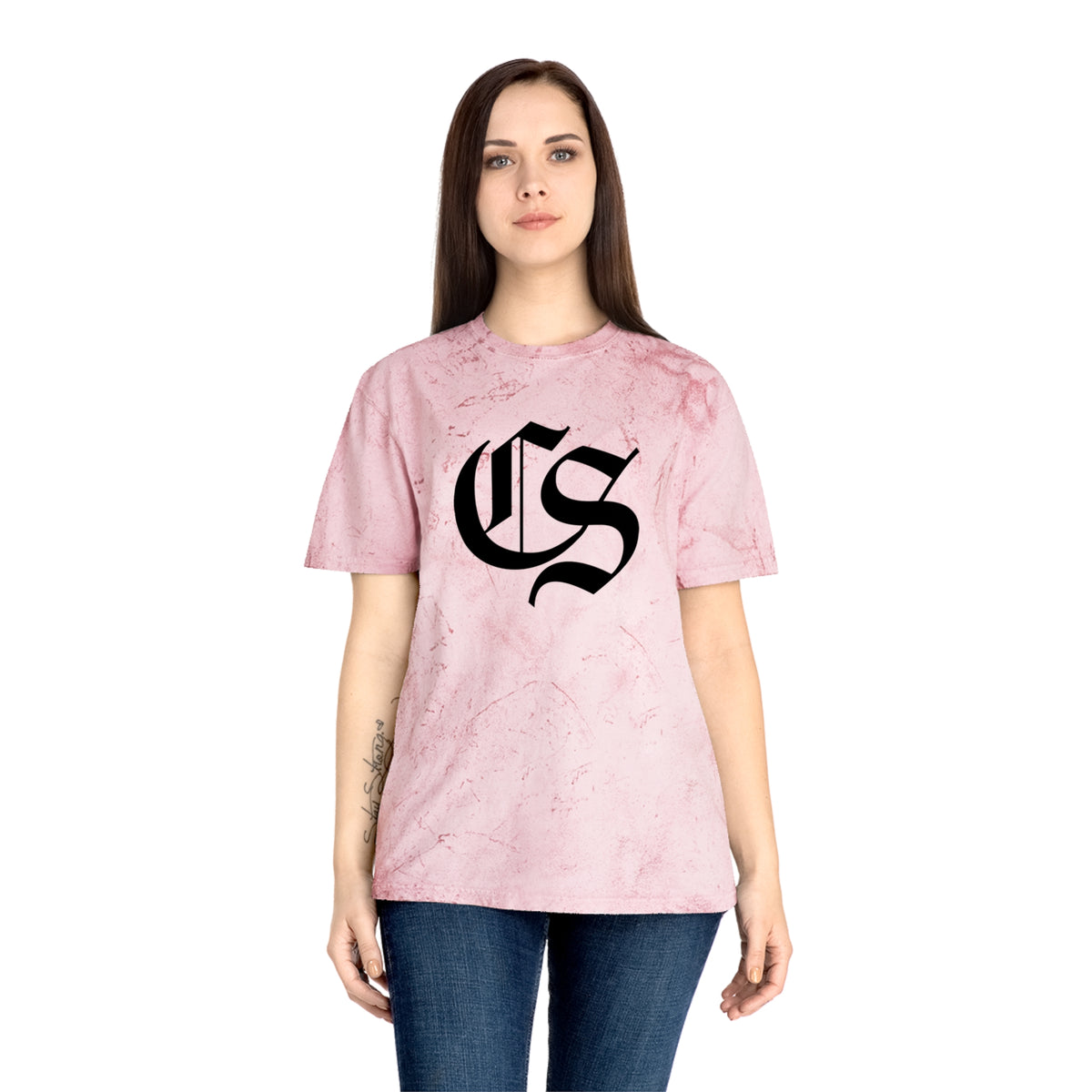Color blast big "CS" Tee