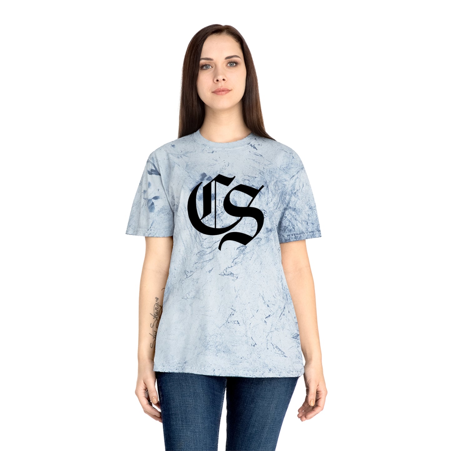 Color blast big "CS" Tee