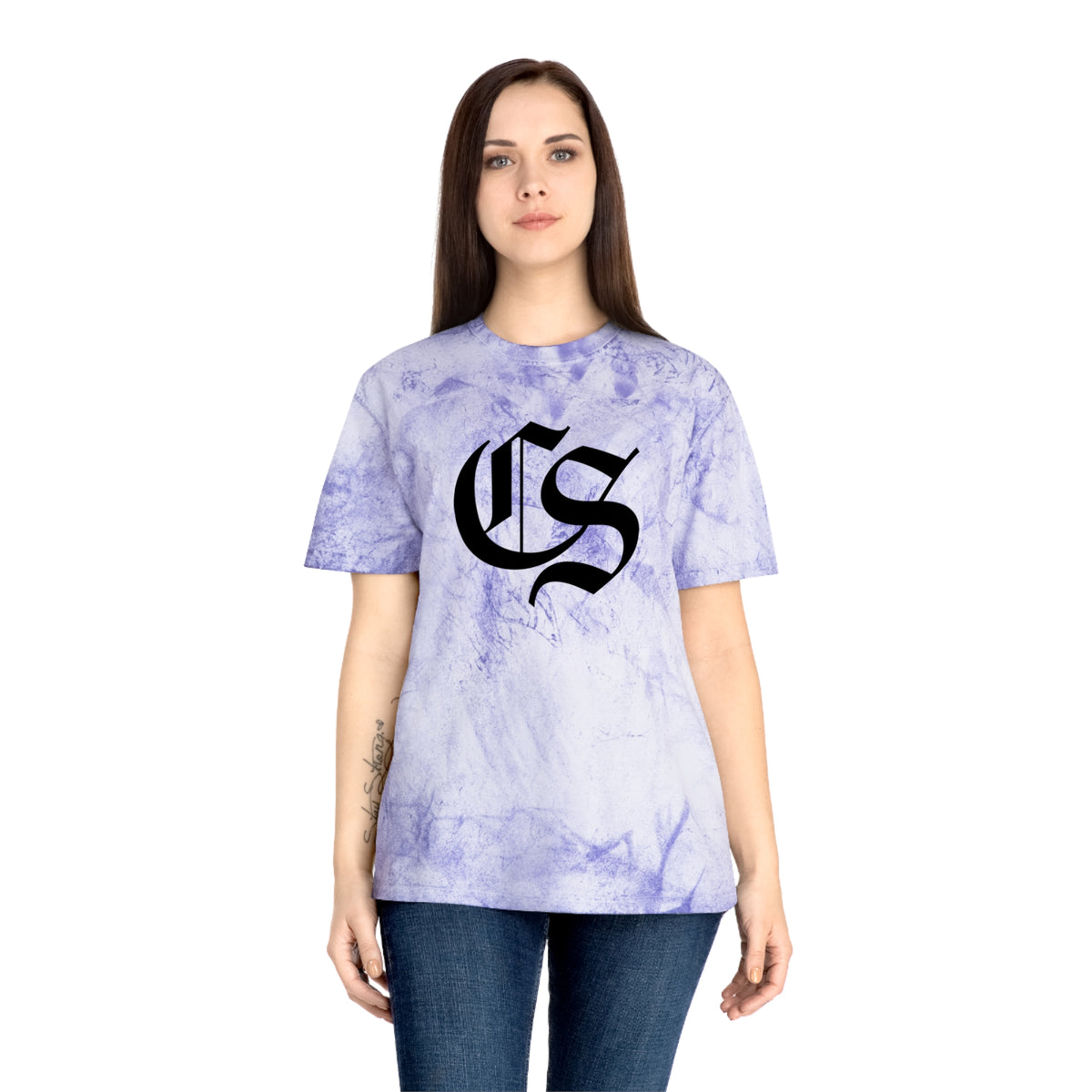 Color blast big "CS" Tee